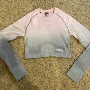 Gymshark Vital Seamless 2.0 Cropped Ombre Long Sleeve